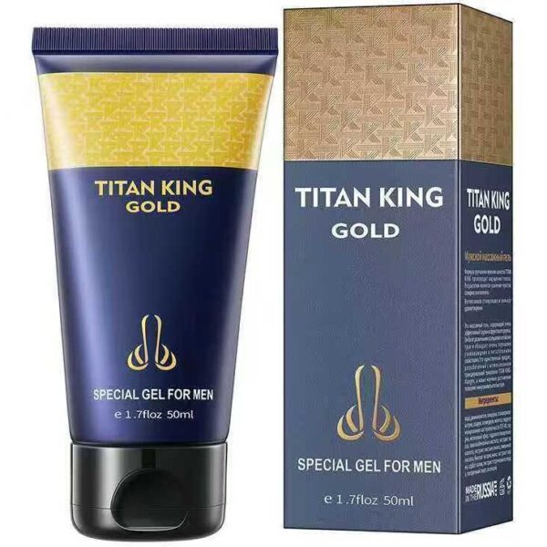 ژل تیتان کینگ گلد TITAN KING GOLD | دوبرابر قوی‌تر برای افزایش و قدرت نعوظ
