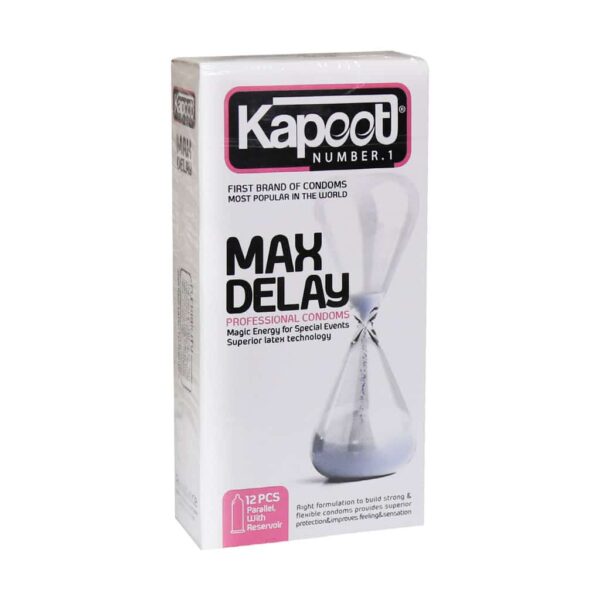 کاندوم تاخیری مضاعف مدل Max Delay کاپوت